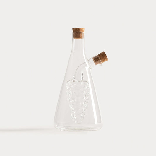 LIVIO Vinegar and Oil Bottle 9.3x19 cm Glass Container