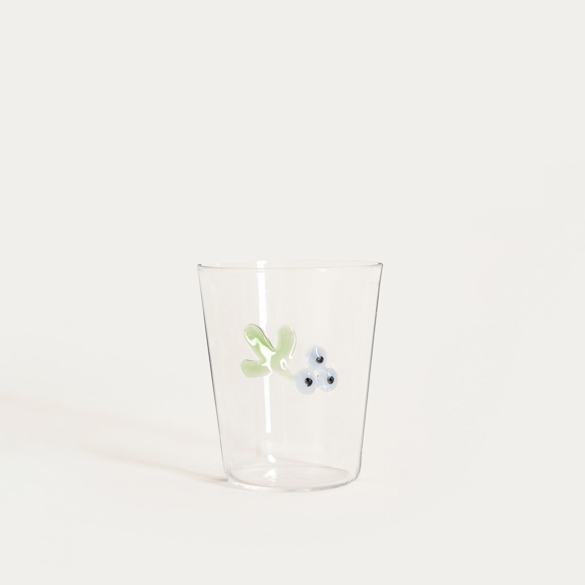 CEPILLO Glass Mug with Blueberries 0.4L
