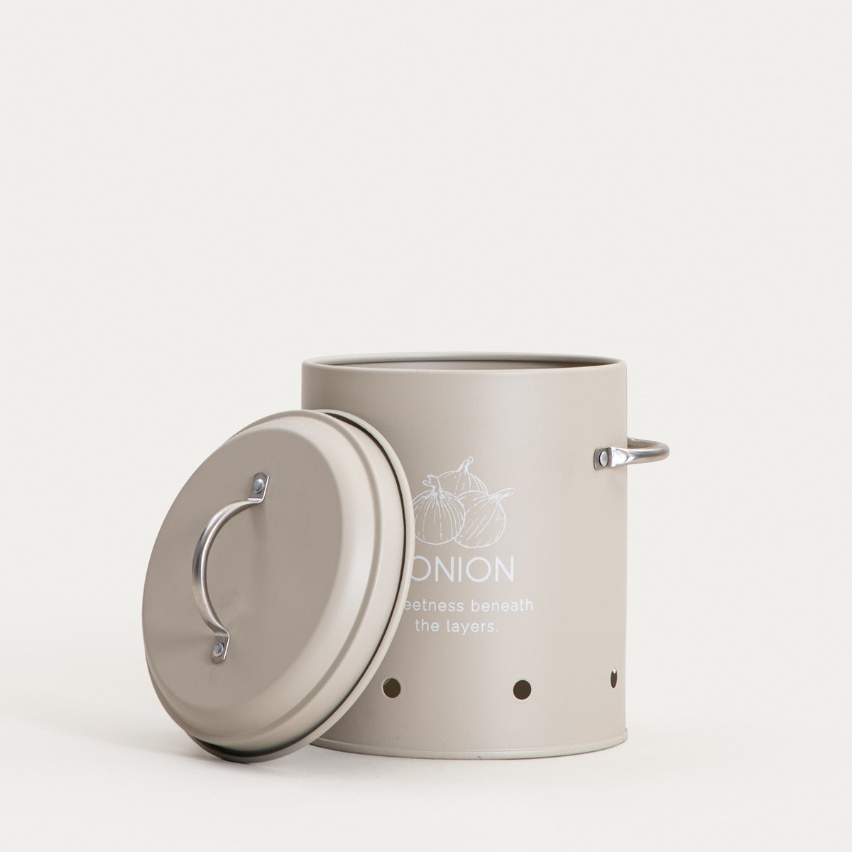FLORA Metal Container for Onions 17x20x15 cm