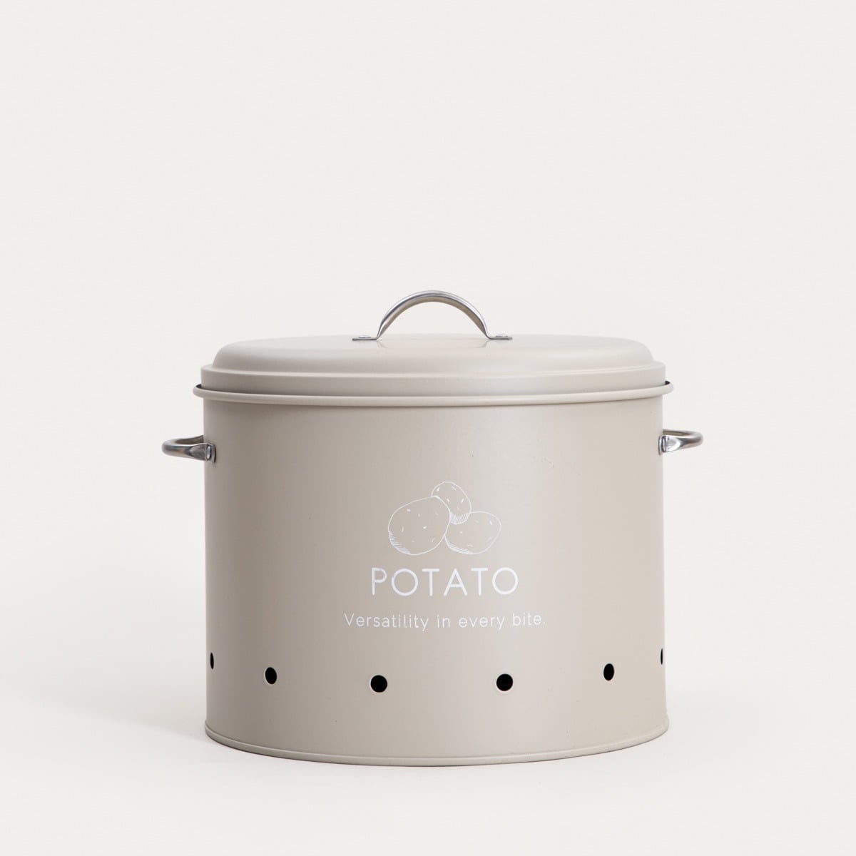 FLORA Potato Bin Metal Container 27x22x23cm