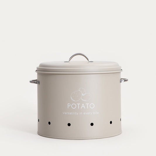 FLORA Potato Bin Metal Container 27x22x23 cm