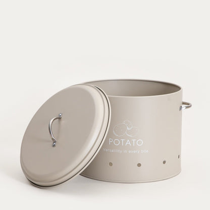 FLORA Potato Bin Metal Container 27x22x23cm