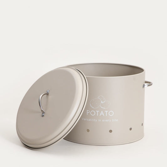 FLORA Potato Bin Metal Container 27x22x23cm