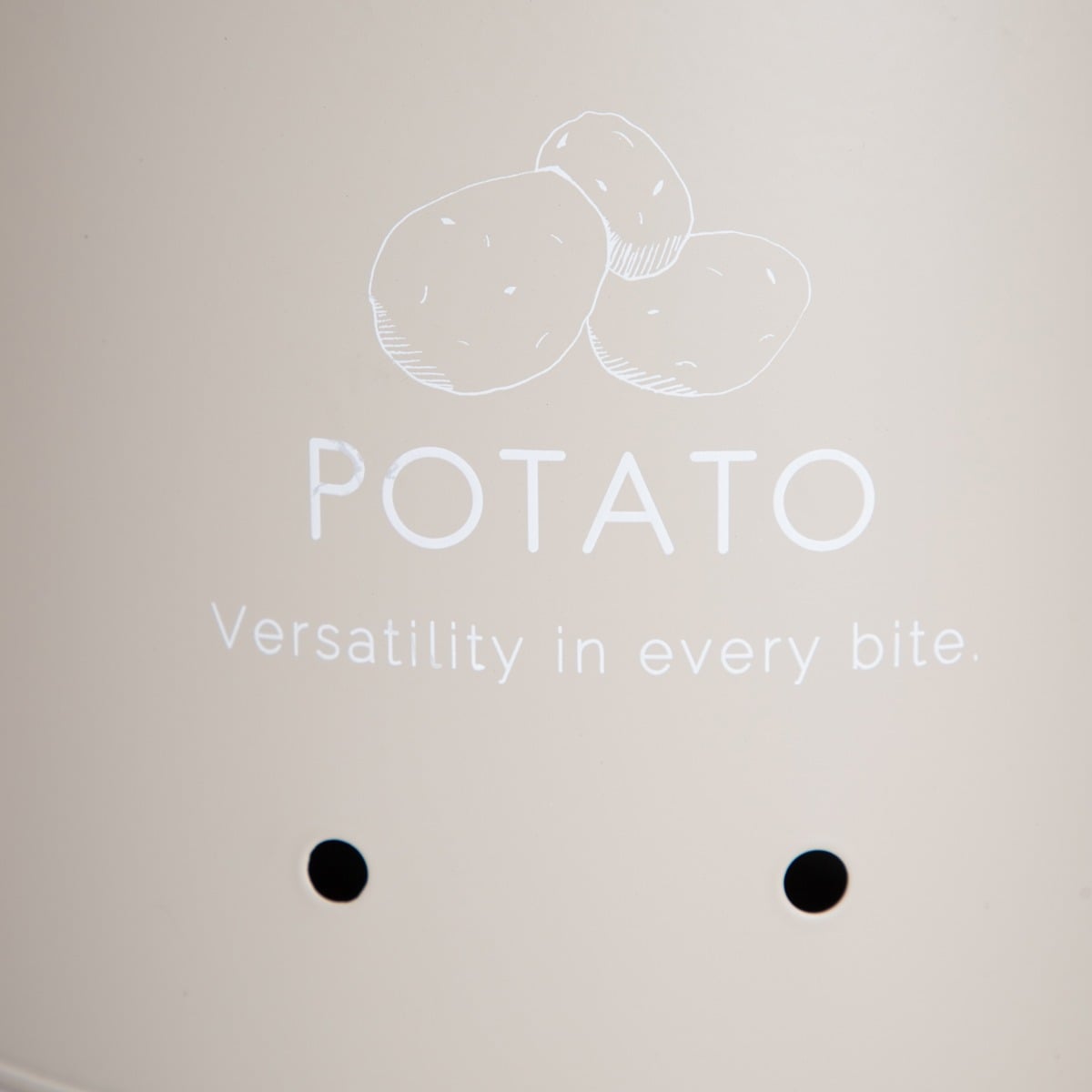 FLORA Potato Bin Metal Container 27x22x23cm