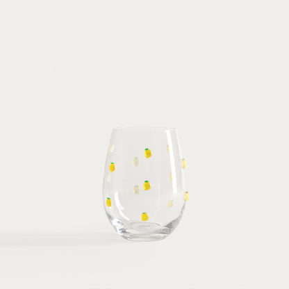 ORNARE Glass Mug with Lemon Elements 0.5L