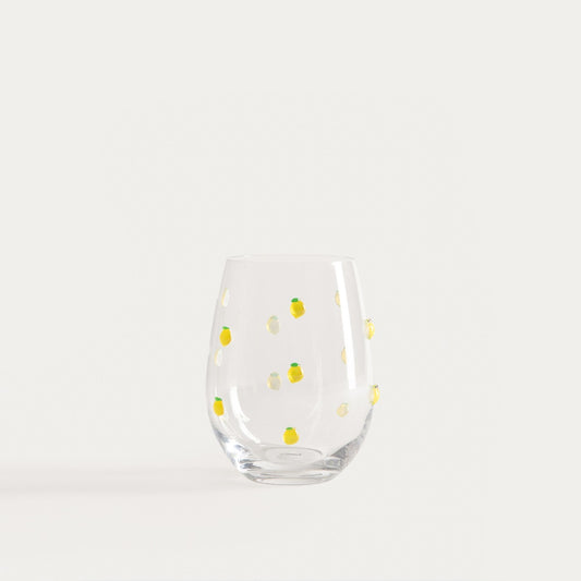 ORNARE Glass Mug with Lemon Elements 0.5L