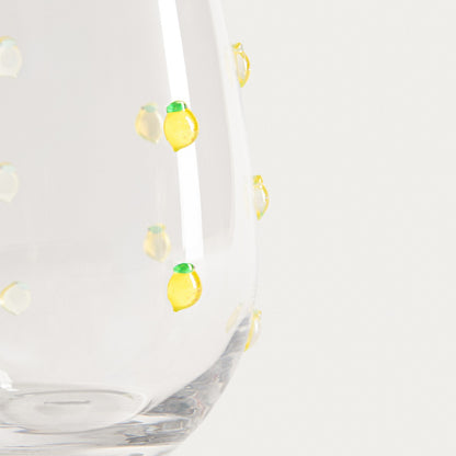 ORNARE Glass Mug with Lemon Elements 0.5L