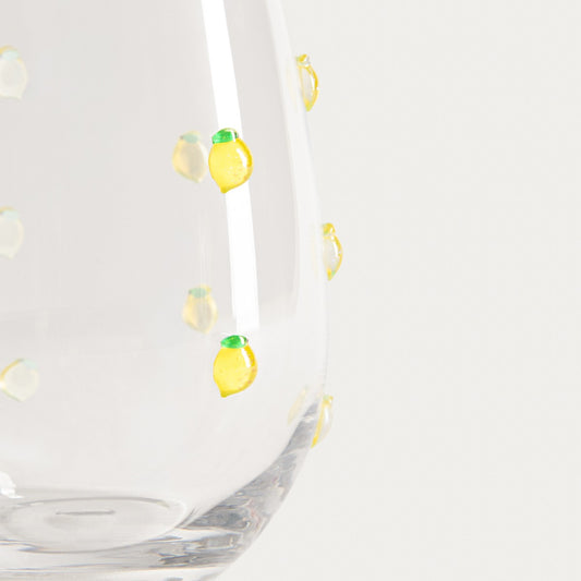 ORNARE Glass Mug with Lemon Elements 0.5L