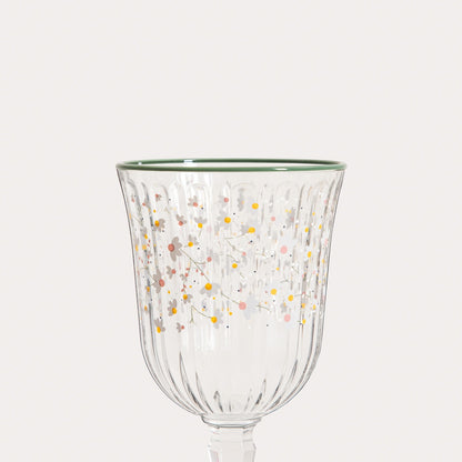 Gardino Flowers Small Floral Glass Mug 0.18L