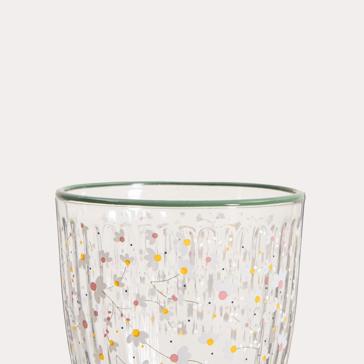 Gardino Flowers Glass Mug with Small Floral Pattern 0.25L