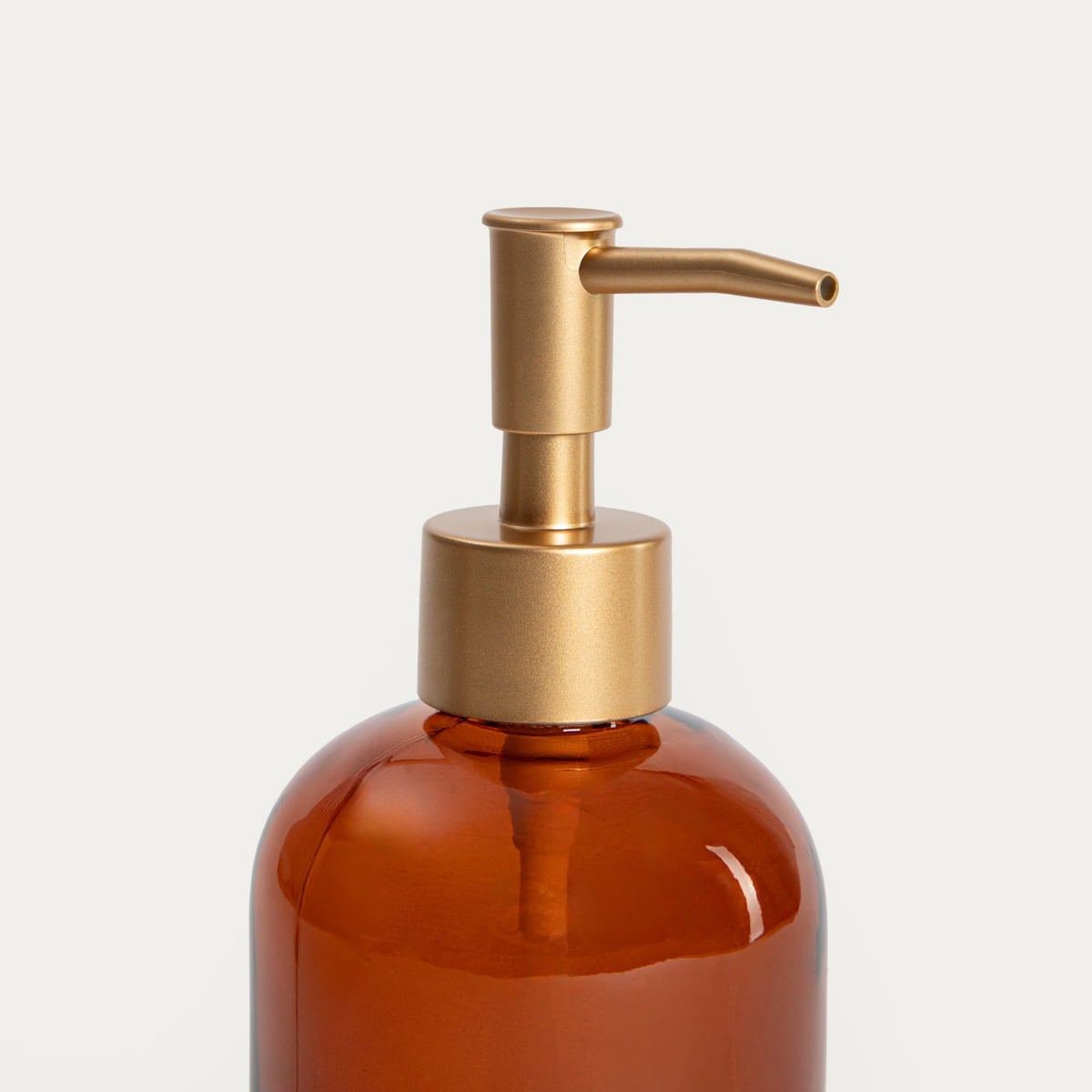 KIVANO Amber Glass Dispenser Set - 3 Piece