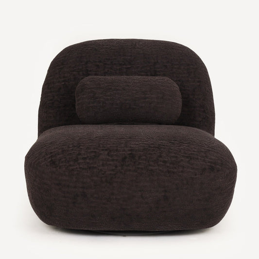 NORDVIK Swivel Armchair Chocolate