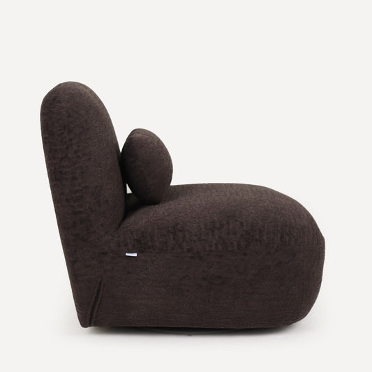 NORDVIK Swivel Armchair Chocolate