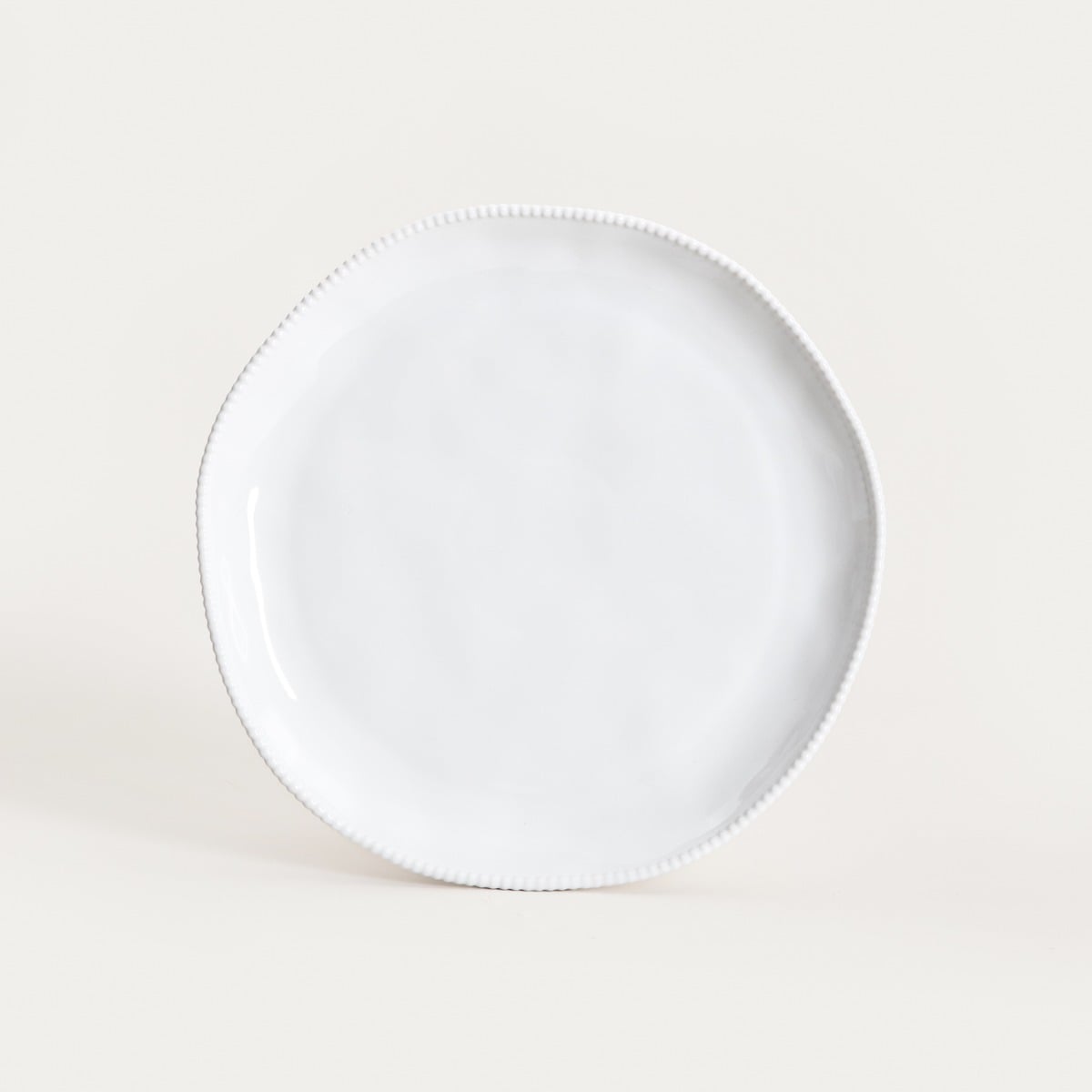 PADRA White Dinner Set - 6 Piece Stoneware Plates