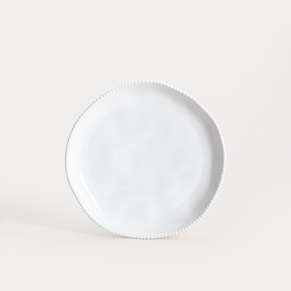 PADRA White Dinner Set - 6 Piece Stoneware Plates
