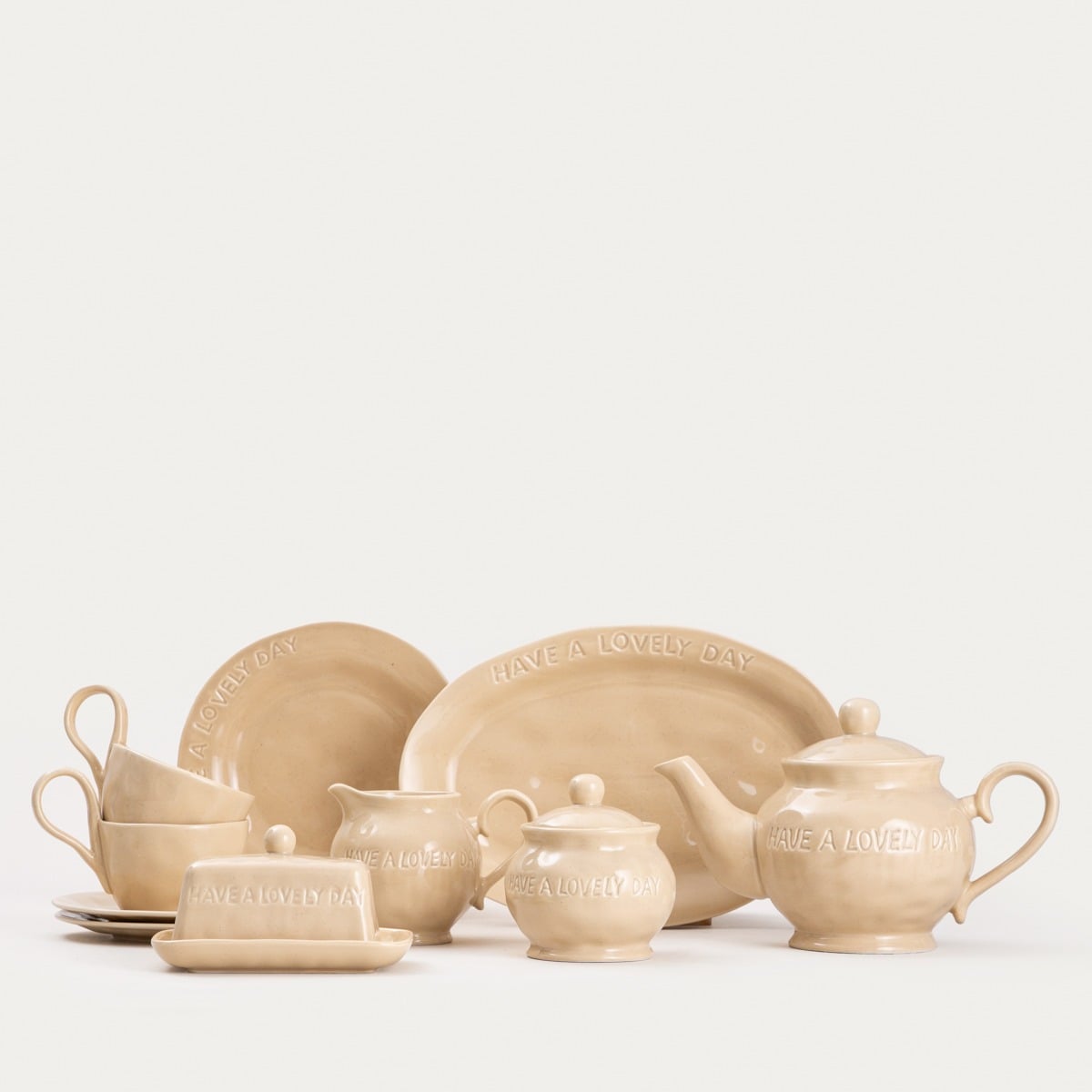 Jug ISERNIA Beige 1 L Porcelain Ceramic Pitcher