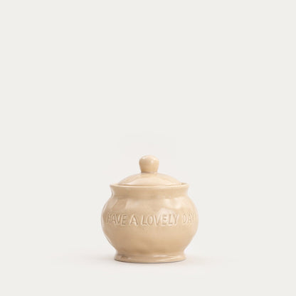 Sugar Bowl ISERNIA Beige