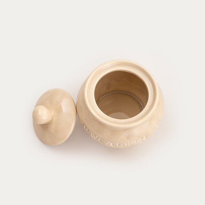 Sugar Bowl ISERNIA Beige