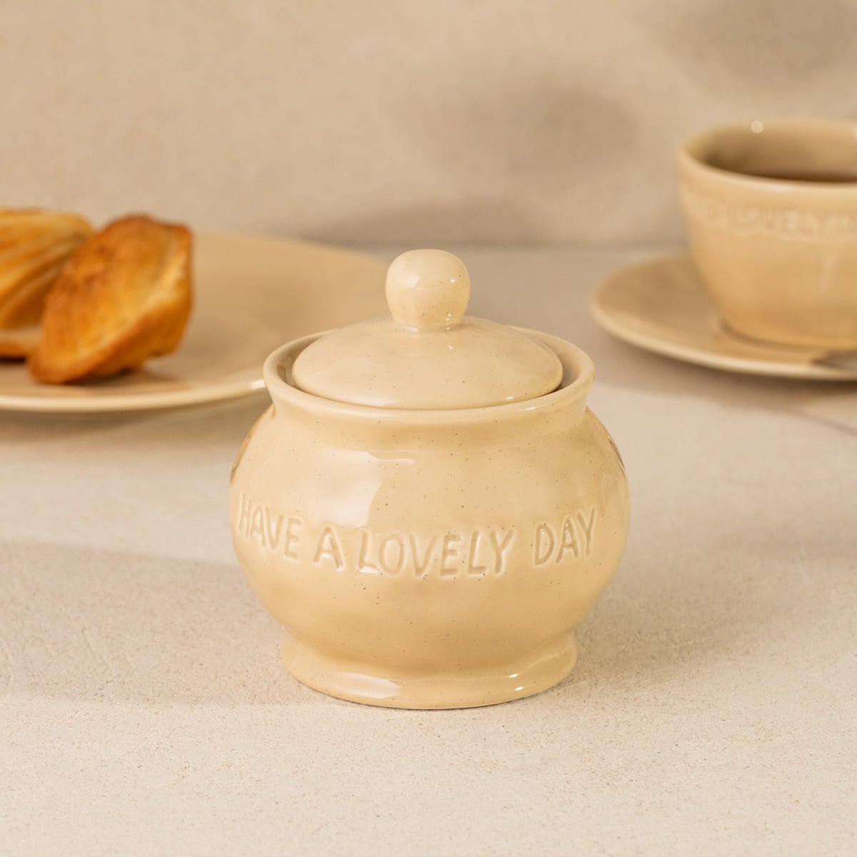 Sugar Bowl ISERNIA Beige