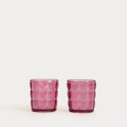 Glass set APPED pink 325 ml - 2 sztuki