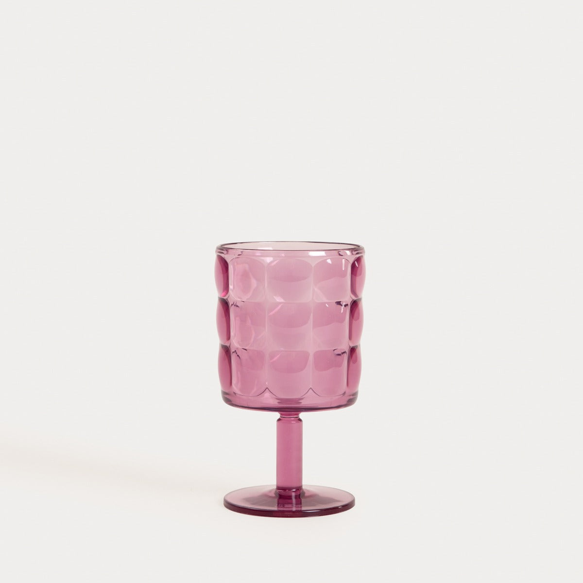 Glass set APPED pink with stem 340 ml, 2 sztuki