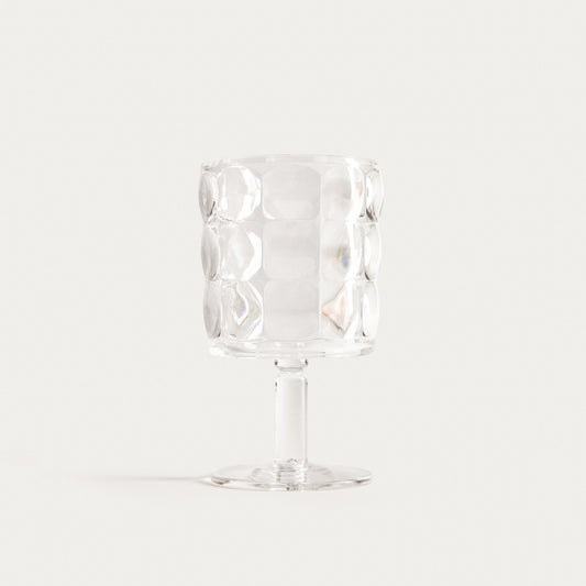 Glass set APPED transparentne with stem 340 ml, 2 sztuki