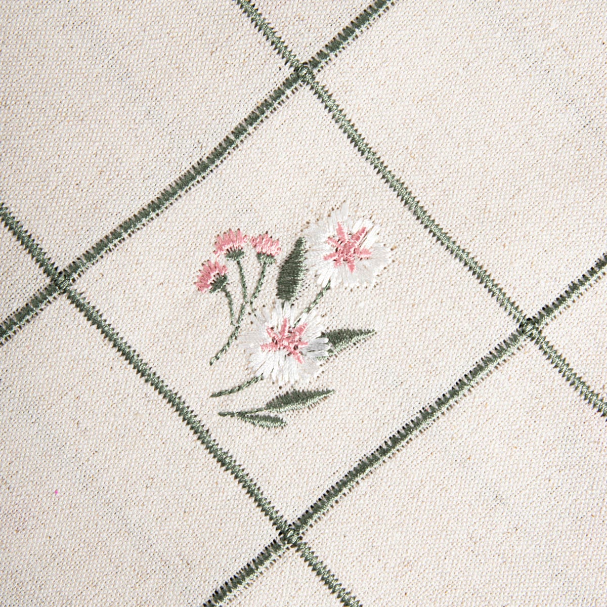 DAMINI Linen Floral Pattern Table Runner 40x160cm