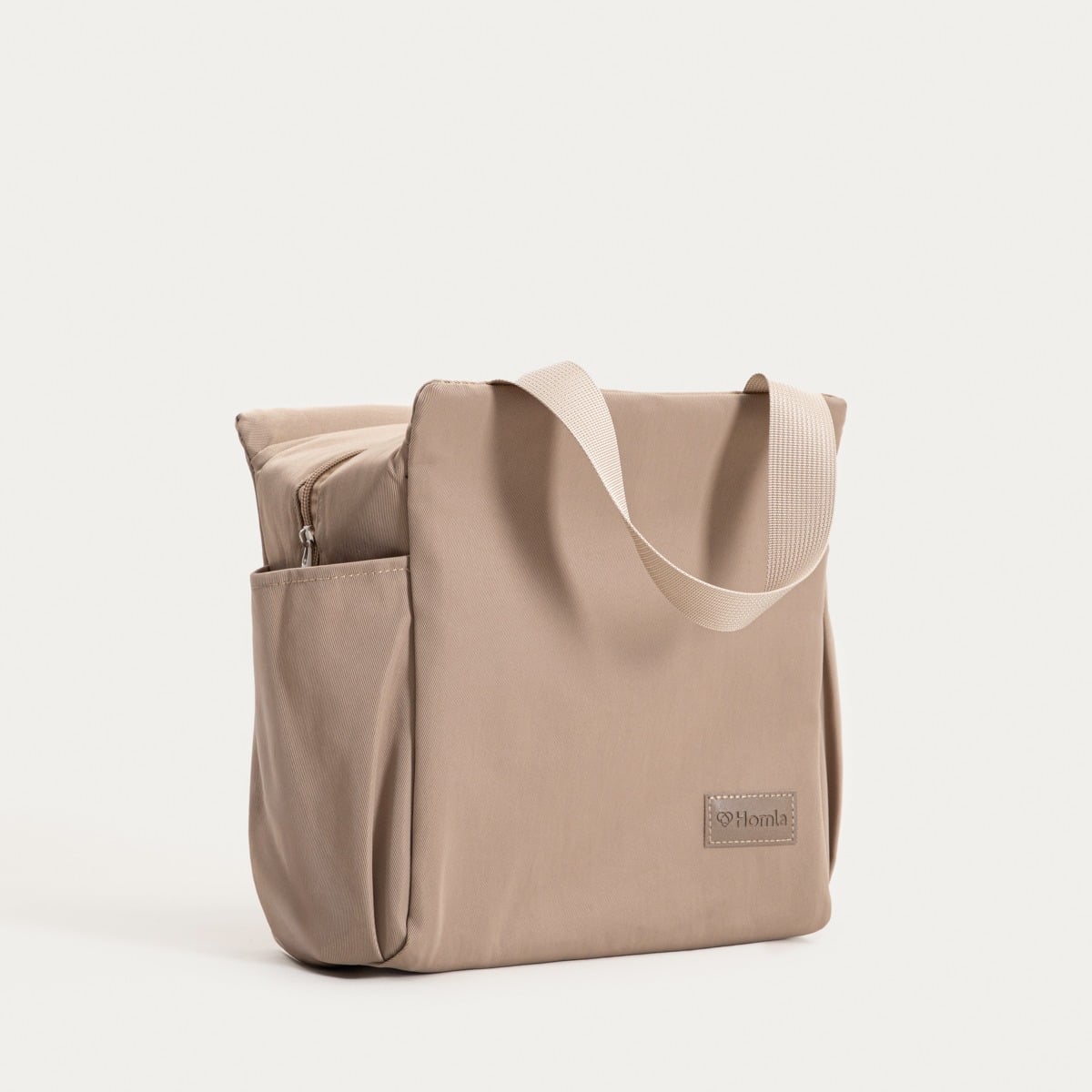CHUBAG Beige Lunch Bag with Thermal Insulation 25x13x25 cm