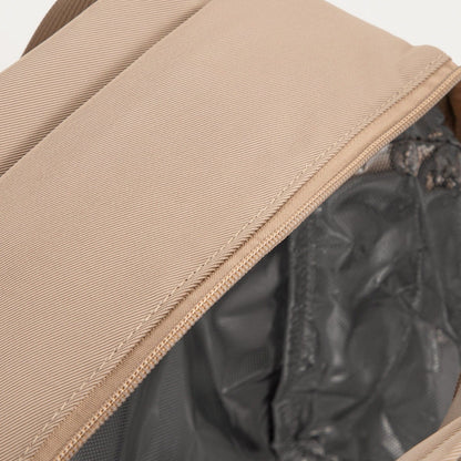 CHUBAG Beige Lunch Bag with Thermal Insulation 25x13x25 cm