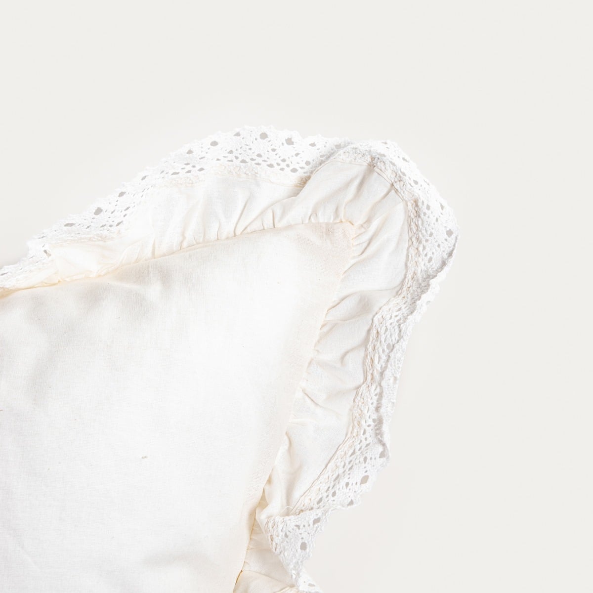 Bed linen set MOISES cotton ecru with lace 160x200 cm + 2 pillowcases 70x80 cm