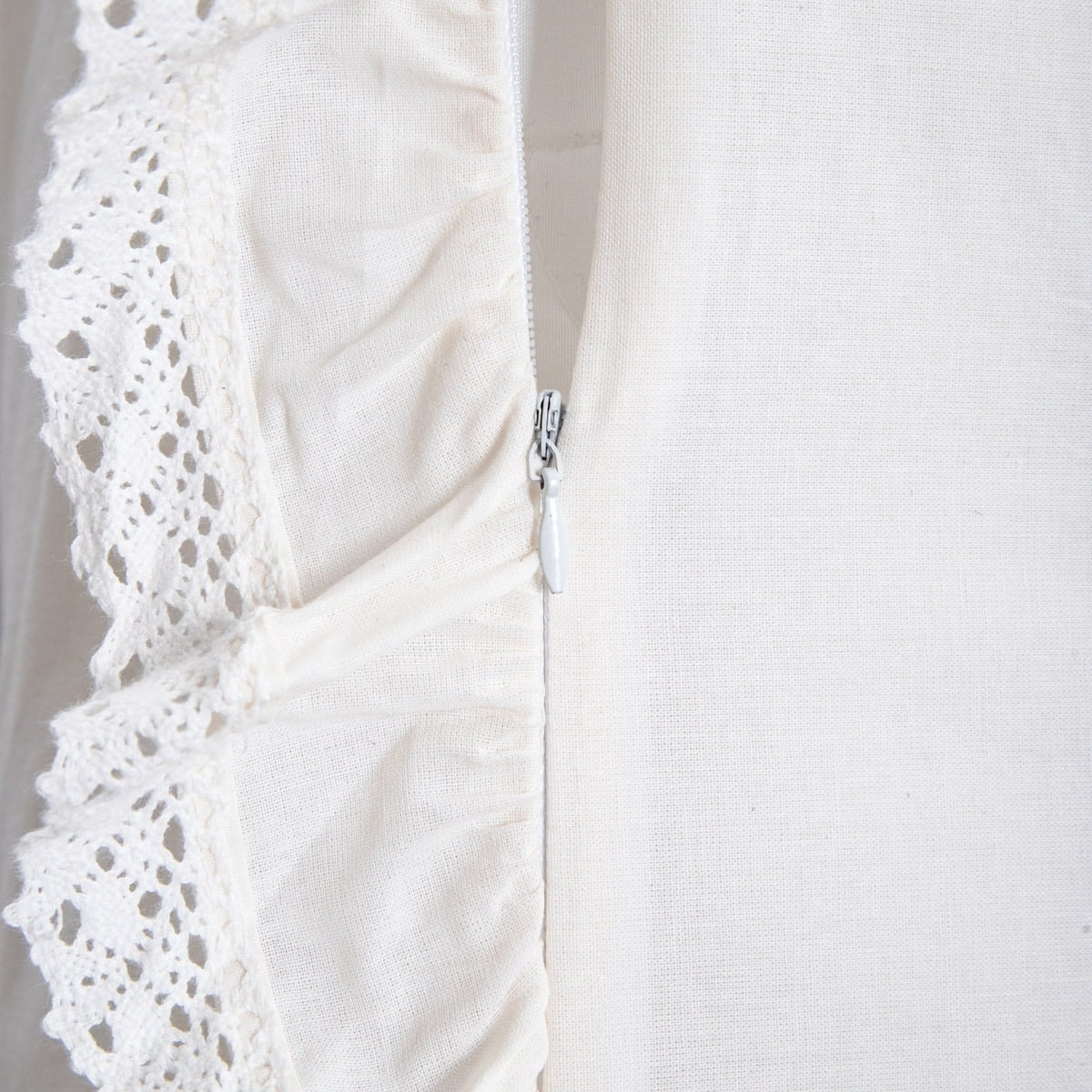 Bed linen set MOISES cotton ecru with lace 160x200 cm + 2 pillowcases 70x80 cm
