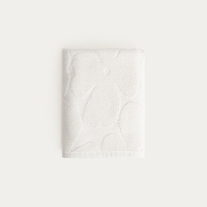 FLORES Ecru Jacquard Towel 50x90 cm