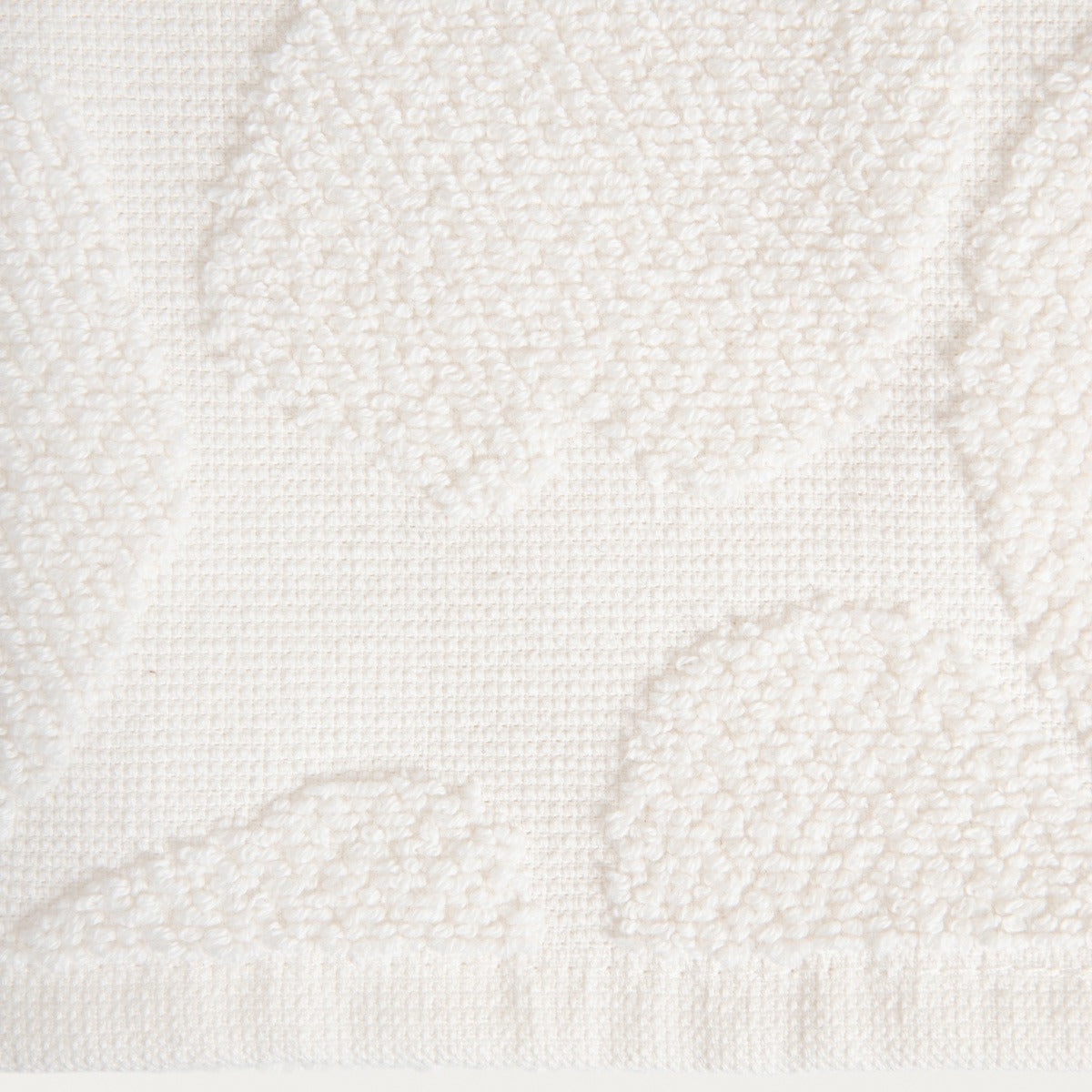 FLORES Ecru Jacquard Towel 50x90 cm