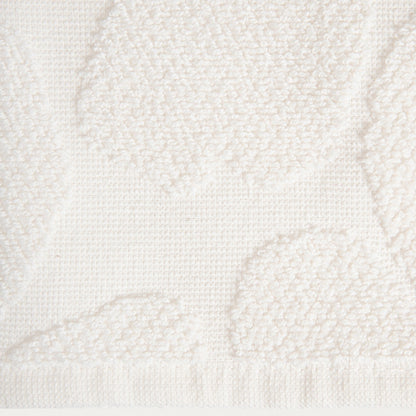FLORES Ecru Jacquard Towel 50x90 cm