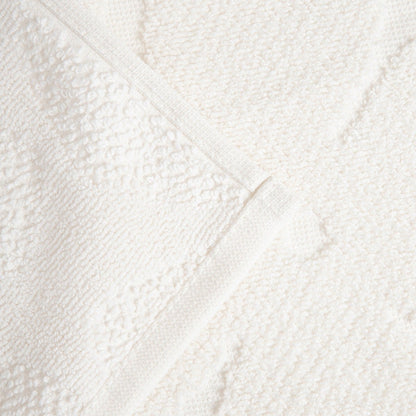 FLORES Ecru Jacquard Towel 100x150 cm