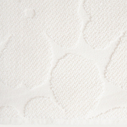 FLORES Ecru Jacquard Towel 100x150 cm