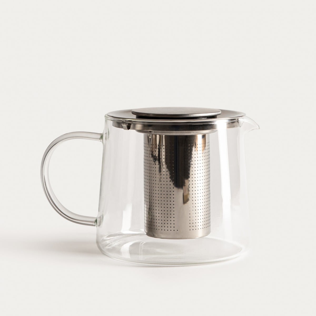 Teapot MILBO 1.5L Glass Teapot with Stainless Steel Infuser and Lid