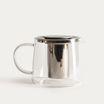 Teapot MILBO 1.5L Glass Teapot with Stainless Steel Infuser and Lid