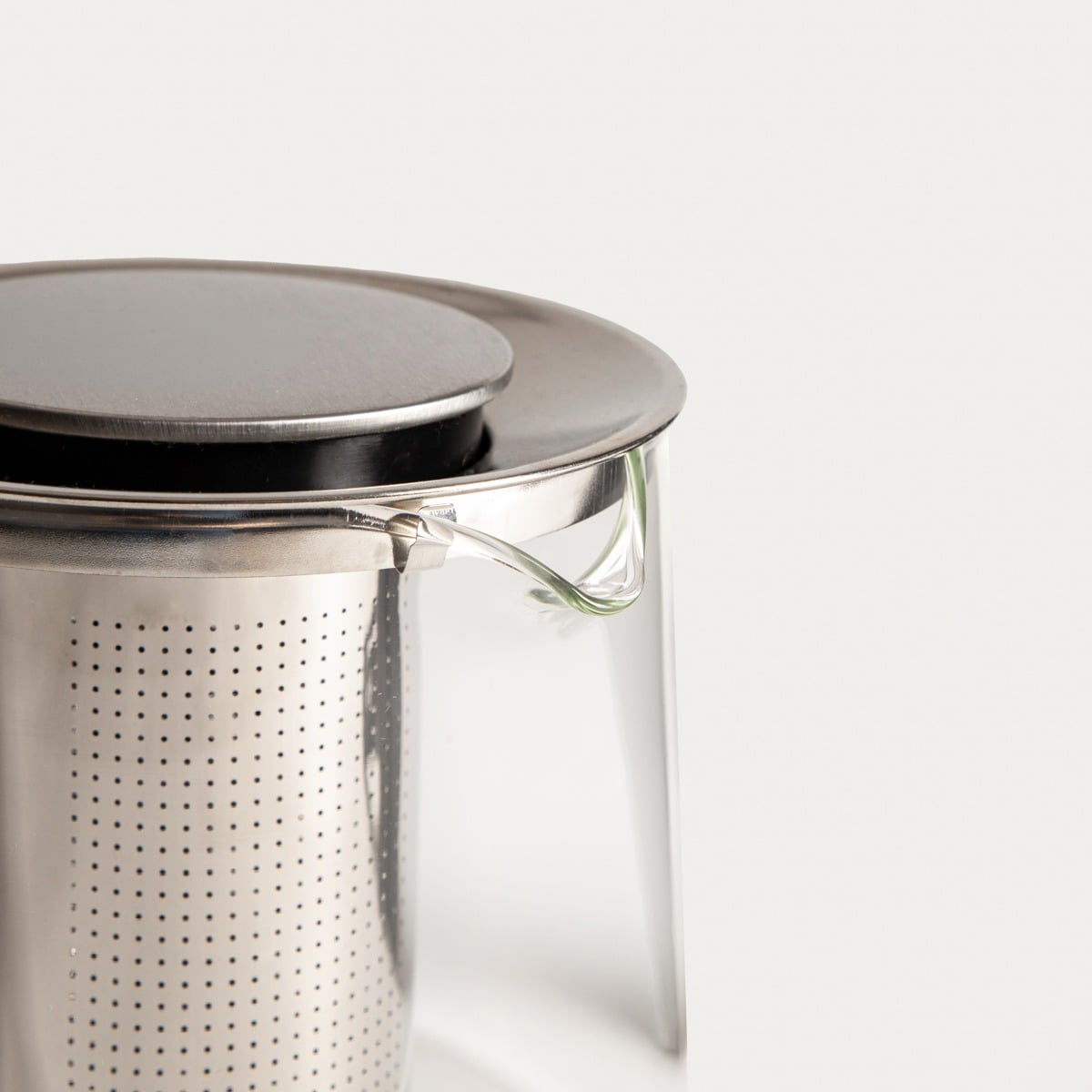 Teapot MILBO 1.5L Glass Teapot with Stainless Steel Infuser and Lid