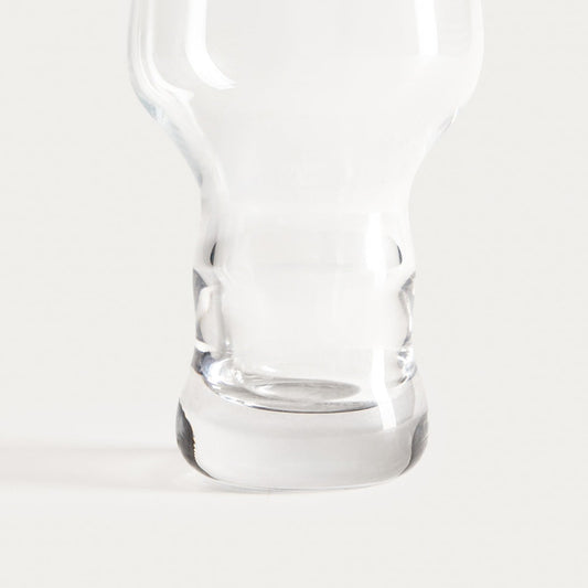 LABIERA Beer Glass Set 0.5L - Transparent Glass Mugs
