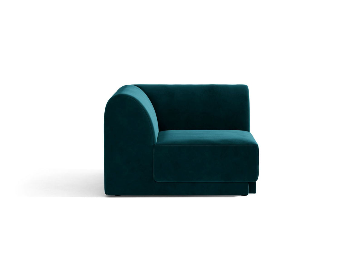 Miley — Modular Sofa Deep Petrol (Venus 2911) Black Plastic Unknown