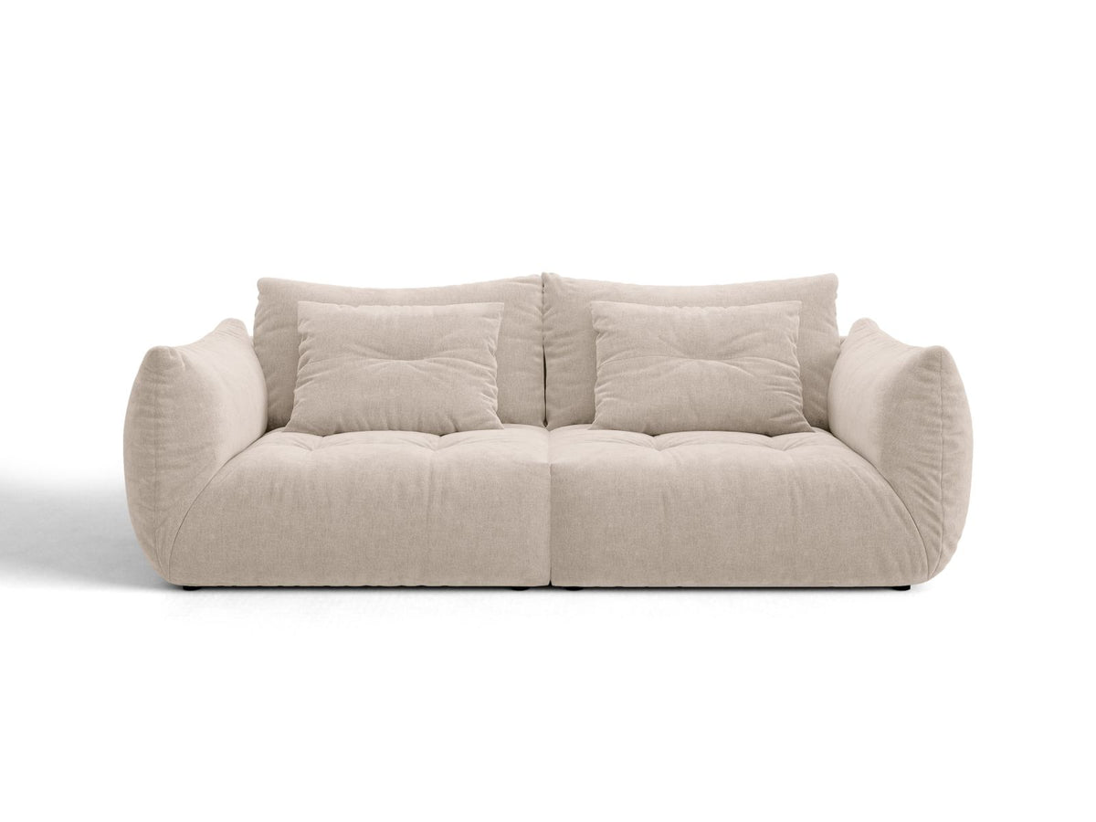 Bloom — Sofa Light Beige (Wind 05) Black Plastic
