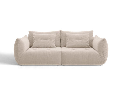 Bloom — Sofa Light Beige (Wind 05) Black Plastic