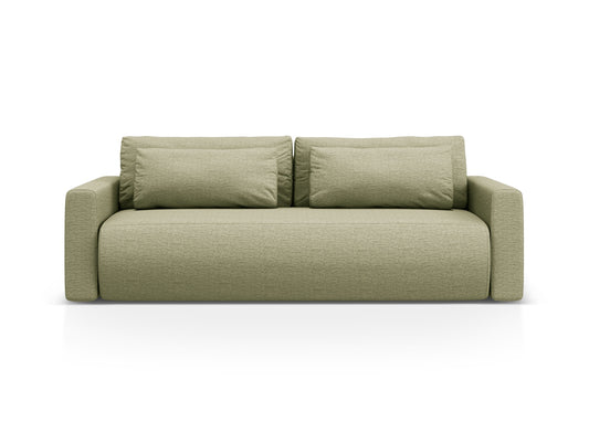 Belfast — Sofa Olive (Heritage Avocat) Black Plastic