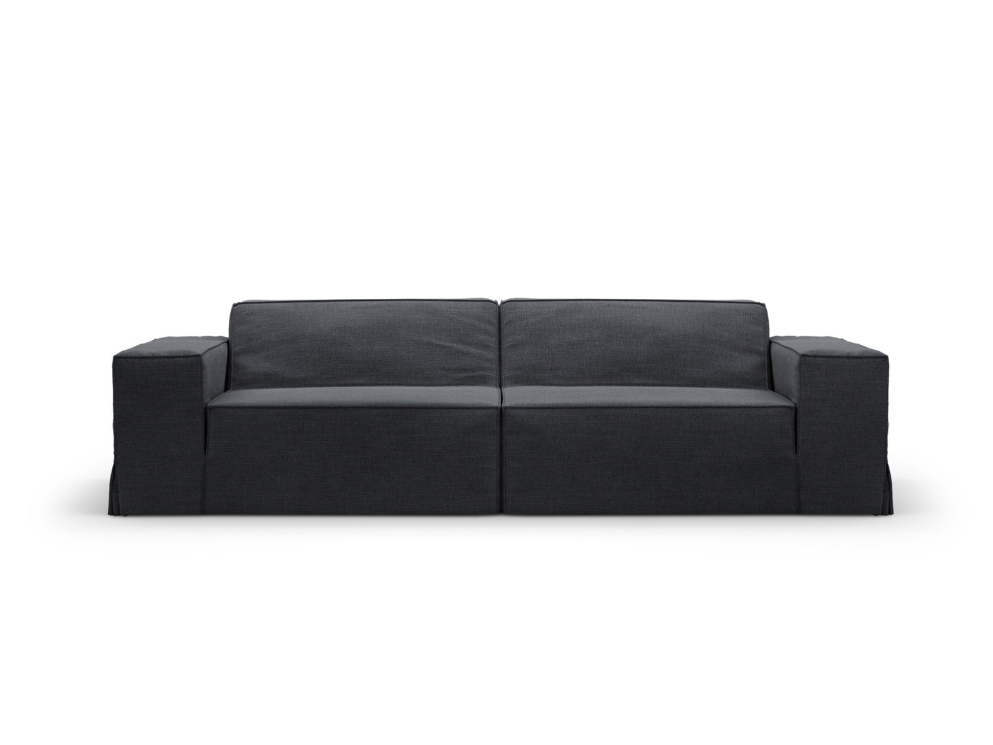 Jodie — Sofa Cover Grey And Blue (LINS 89) Default