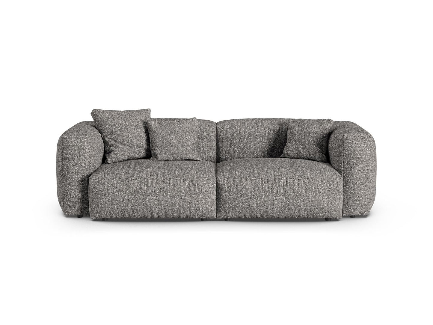 Martina — Sofa Graphite (Monet Graphite) Black Plastic