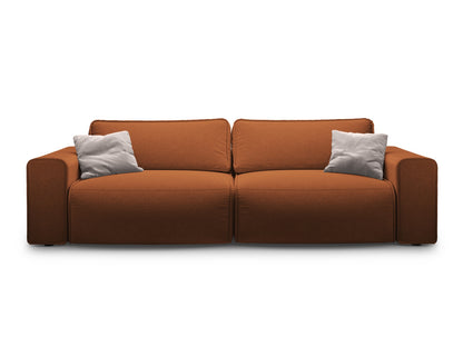 Victor — Sofa Brick (Moly 54) Black Plastic