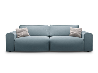 Victor — Sofa Light Blue (Moly 74) Black Plastic