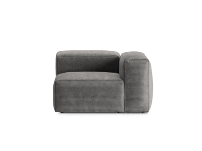 Bergamo — Modul Light Grey (Perla 30) Black Plastic Right