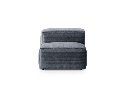 Bergamo — Modul Muted Blue (Perla 45) Black Plastic